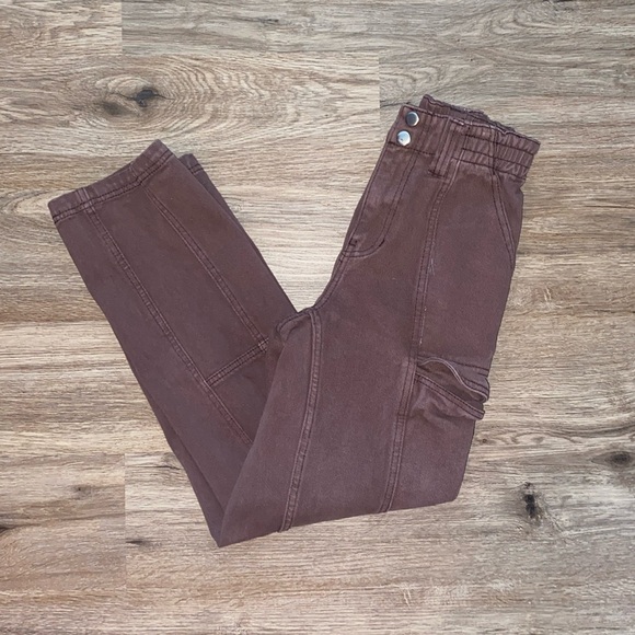 Pacsun Brown Cargo Pants - Picture 1 of 5